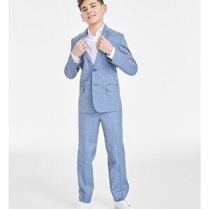 Tommy Hilfiger Light Blue Big Boys Suit Size 18